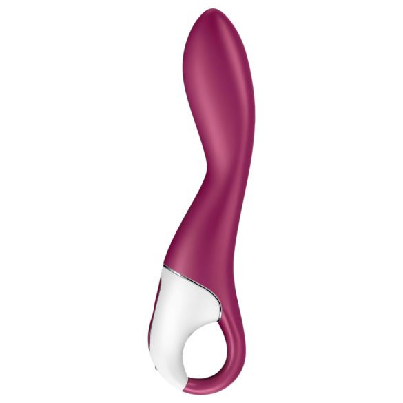 Satisfyer Heated Thrill - chytrý hřejivý vibrátor (červený)