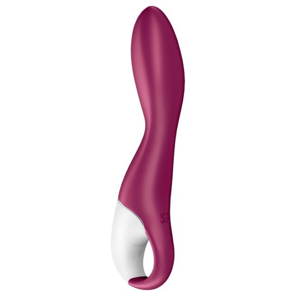 Satisfyer Heated Thrill - chytrý hřejivý vibrátor (červený)
