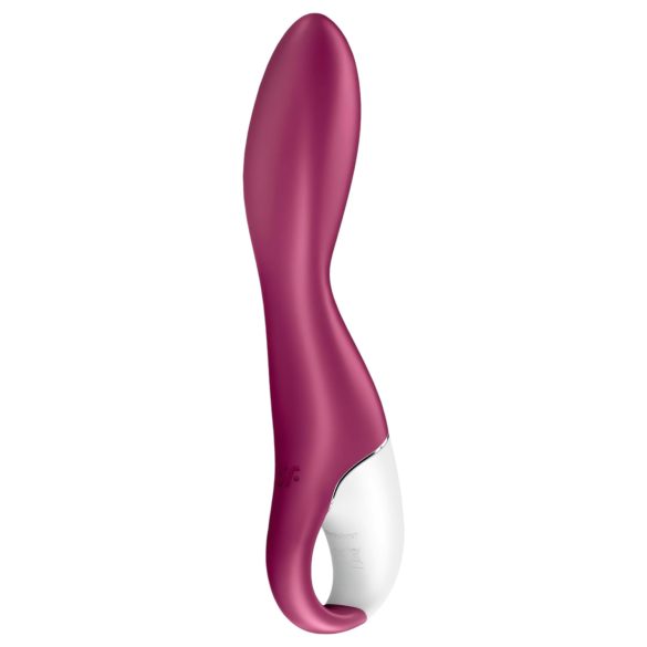 Satisfyer Heated Thrill - chytrý hřejivý vibrátor (červený)
