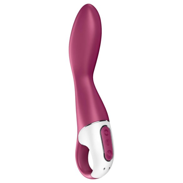 Satisfyer Heated Thrill - chytrý hřejivý vibrátor (červený)