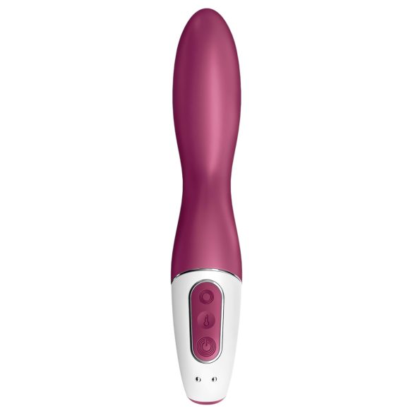 Satisfyer Heated Thrill - chytrý hřejivý vibrátor (červený)