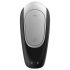 Satisfyer Double Fun - chytrý, vodotěsný párový vibrátor (černý)