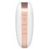 Satisfyer Love Triangle - chytrý stimulátor klitorisu s tlakovými vlnami (bílý)