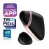 Satisfyer Love Triangle - chytrý stimulátor klitorisu s tlakovou vlnou (černý)