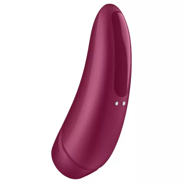 Satisfyer Curvy 1+ - chytrý stimulátor klitorisu s tlakovými vlnami - červený