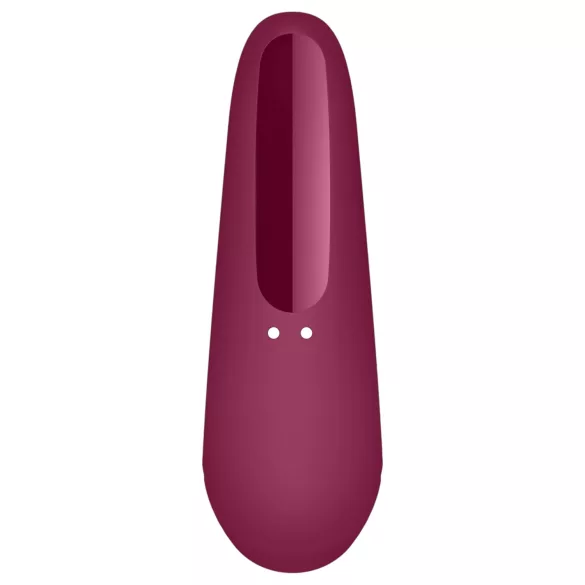 Satisfyer Curvy 1+ - chytrý stimulátor klitorisu s tlakovými vlnami - červený