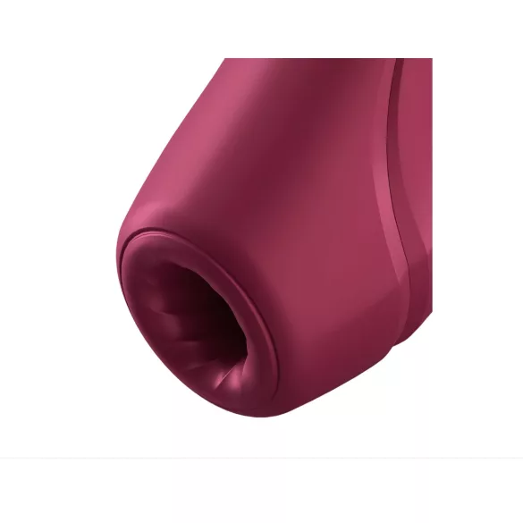 Satisfyer Curvy 1+ - chytrý stimulátor klitorisu s tlakovými vlnami - červený