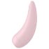 Satisfyer Curvy 2+ - chytrý vzduchový stimulátor klitorisu (růžový)