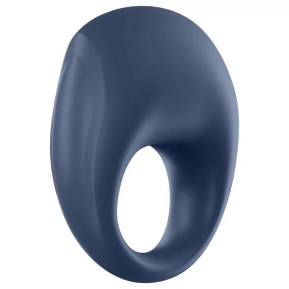 Satisfyer Strong One - vibrační kroužek na penis s ovládáním přes aplikaci pro muže (modrý)