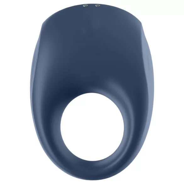 Satisfyer Strong One - vibrační kroužek na penis s ovládáním přes aplikaci pro muže (modrý)