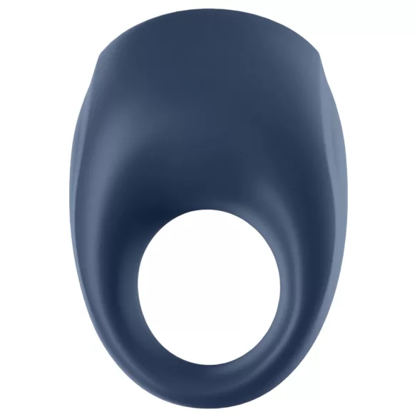 Satisfyer Strong One - vibrační kroužek na penis s ovládáním přes aplikaci pro muže (modrý)