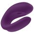 Satisfyer Double Joy - chytrý, vodotěsný pár vibrátor (fialový)
