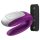 Satisfyer Double Fun - inteligentní párový vibrátor (fialový)