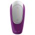 Satisfyer Double Fun - inteligentní párový vibrátor (fialový)
