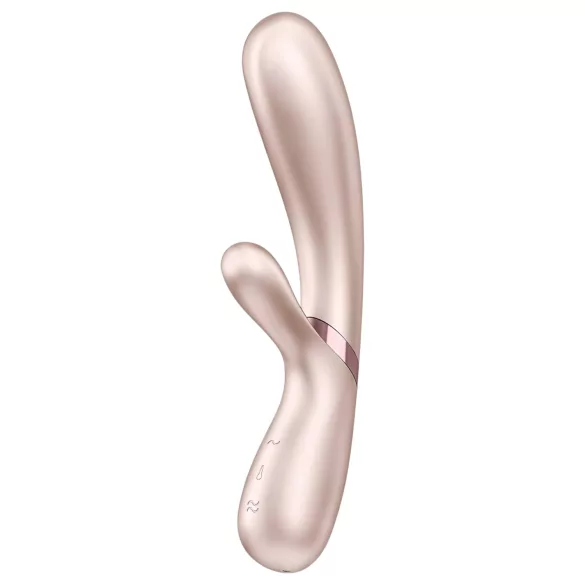 Satisfyer Hot Lover - vibrátor s ohřevem - stříbrný