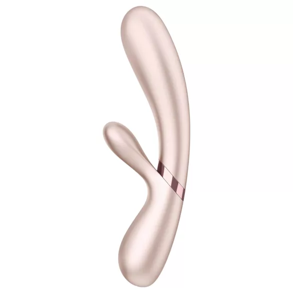 Satisfyer Hot Lover - vibrátor s ohřevem - stříbrný