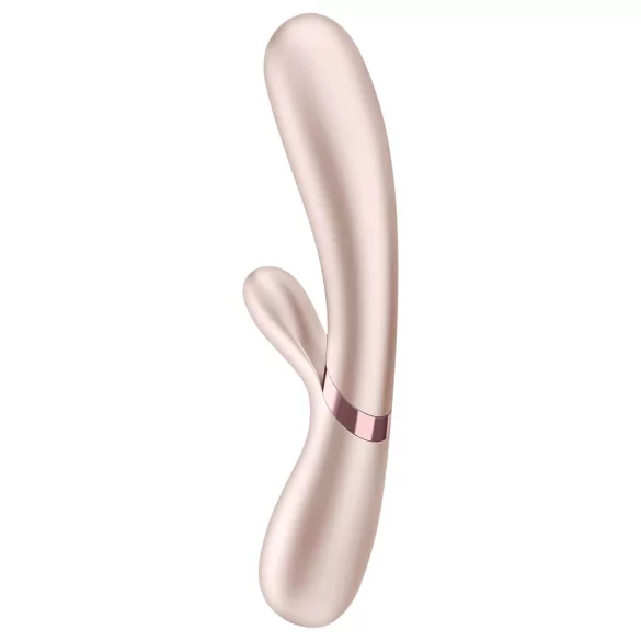 Satisfyer Hot Lover - vibrátor s ohřevem - stříbrný