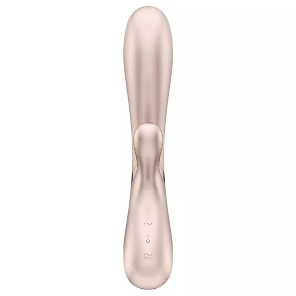 Satisfyer Hot Lover - vibrátor s ohřevem - stříbrný