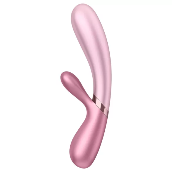 Satisfyer Hot Lover - vibrátor s ohřevem a aplikací - růžový