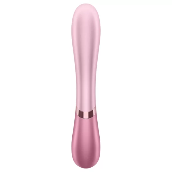 Satisfyer Hot Lover - vibrátor s ohřevem a aplikací - růžový