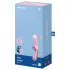 Satisfyer Hot Lover - vibrátor s ohřevem a aplikací - růžový
