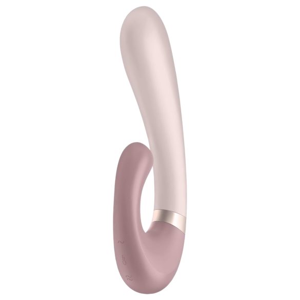 Satisfyer Heat Wave - chytrý, vyhřívaný, ramenní vibrátor (béžový)