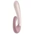 Satisfyer Heat Wave - chytrý vibrační vibrátor s ohřevem a ramenem - béžový