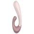 Satisfyer Heat Wave - chytrý, vyhřívaný, ramenní vibrátor (béžový)