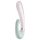 Satisfyer Heat Wave - chytrý hřejivý vibrátor s ramenem (mátový)