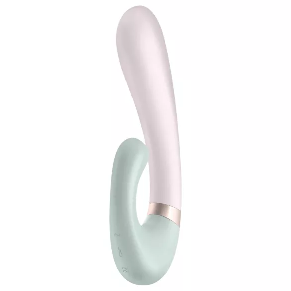 Satisfyer Heat Wave - App-ovládaný vyhřívaný vibrátor (máta)
