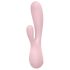 Satisfyer Mono Flex - chytrý vodotěsný vibrátor (růžový)