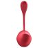 Satisfyer Shiny Petal - vibrační vajíčko na dálkové ovládání (červené)