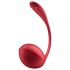 Satisfyer Shiny Petal - vibrační vajíčko na dálkové ovládání (červené)