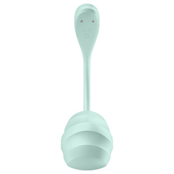 Satisfyer Smooth Petal - chytré vibrační vajíčko (zelené)