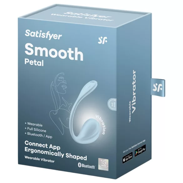 Satisfyer - vibrační vajíčko - chytré ovládání - modrá