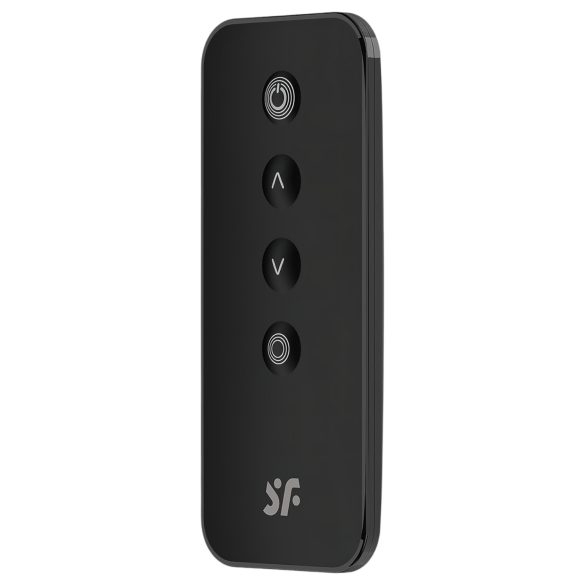 Satisfyer - vibrační vajíčko s dálkovým ovládáním - vroubkované - černé