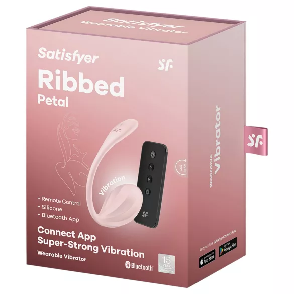 Satisfyer - vibrační vajíčko na dálkové ovládání - růžové