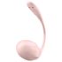 Satisfyer Ribbed Petal - dálkově řízené vibrační vajíčko (růžové)