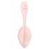 Satisfyer Ribbed Petal - dálkově řízené vibrační vajíčko (růžové)