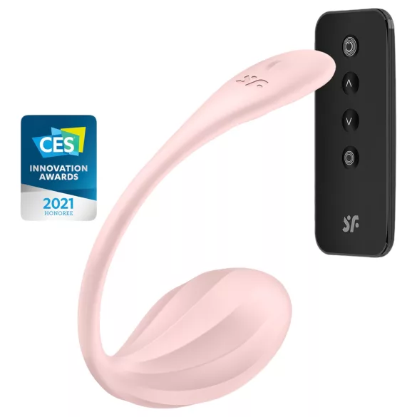 Satisfyer - vibrační vajíčko na dálkové ovládání - růžové