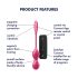 Satisfyer Love Birds 2 - chytré vibrační venušiny kuličky (růžové)
