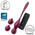 Satisfyer Love Birds Vary - vibrační venušiny kuličky ovládané aplikací (červené)