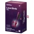 Satisfyer Love Birds Vary - vibrační venušiny kuličky ovládané aplikací (červené)