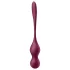 Satisfyer Love Birds Vary - vibrační venušiny kuličky ovládané aplikací (červené)