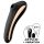 Satisfyer Dual Kiss - dobíjecí vaginální a klitoriální vibrátor (černý)