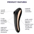 Satisfyer Dual Kiss - vibrační stimulátor na klitoris a vagínu