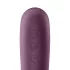 Satisfyer Dual Kiss - vibrátor na klitoris a vaginu 2v1 - fialová