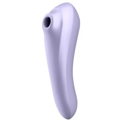   Satisfyer Dual Pleasure - chytrý 2v1 vibrátor s vlnami (fialový)