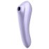 Satisfyer Dual Pleasure – chytrý vzduchový 2v1 vibrátor (fialový)