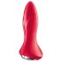 Satisfyer Rotator Plug 1 - perličkový anální vibrátor (červený)
